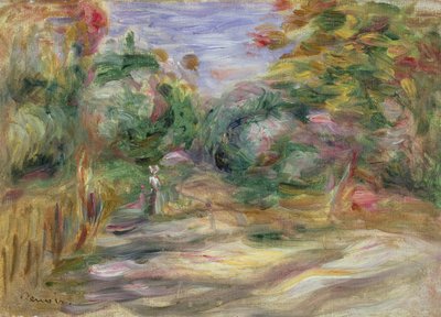 Paisaje - Camino de Pierre Auguste Renoir